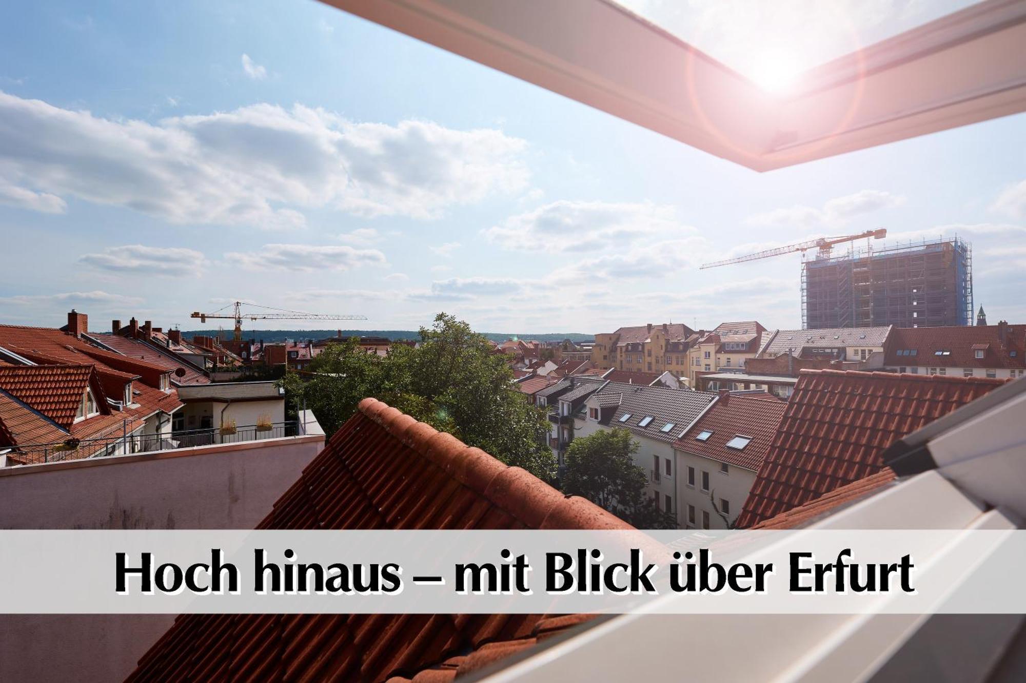 Helle 72Qm Maisonette Wohnung Im Herzen Erfurts Mit Kingsize Bett, Smart-Tv, Etc Zewnętrze zdjęcie