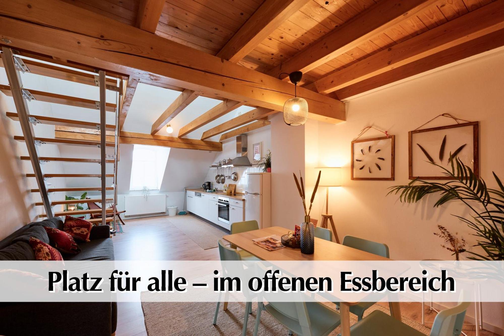 Helle 72Qm Maisonette Wohnung Im Herzen Erfurts Mit Kingsize Bett, Smart-Tv, Etc Zewnętrze zdjęcie