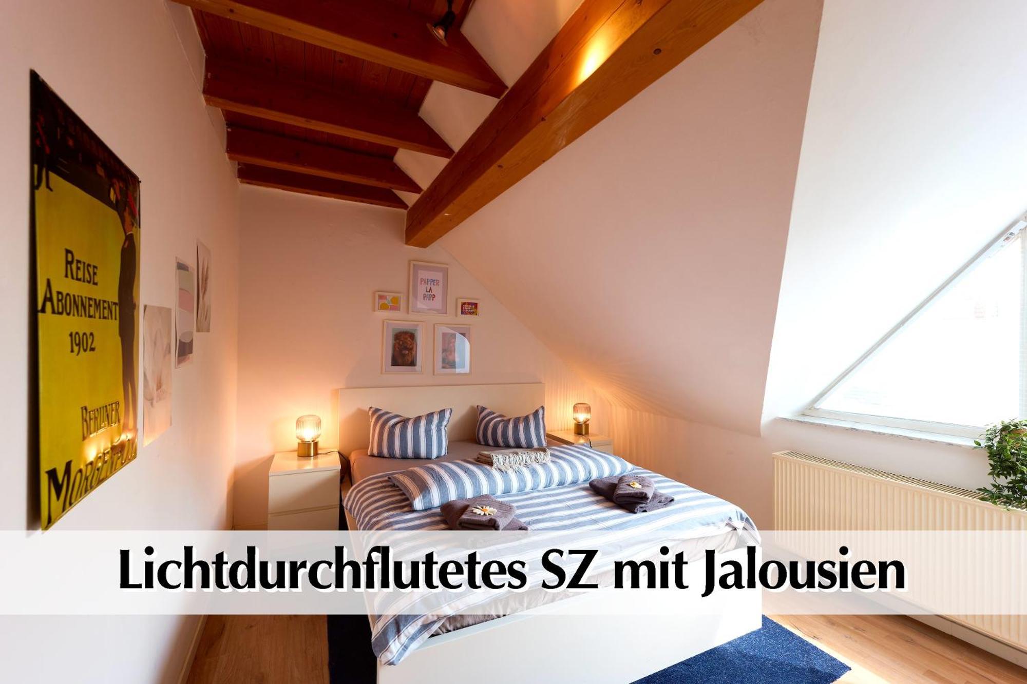 Helle 72Qm Maisonette Wohnung Im Herzen Erfurts Mit Kingsize Bett, Smart-Tv, Etc Zewnętrze zdjęcie